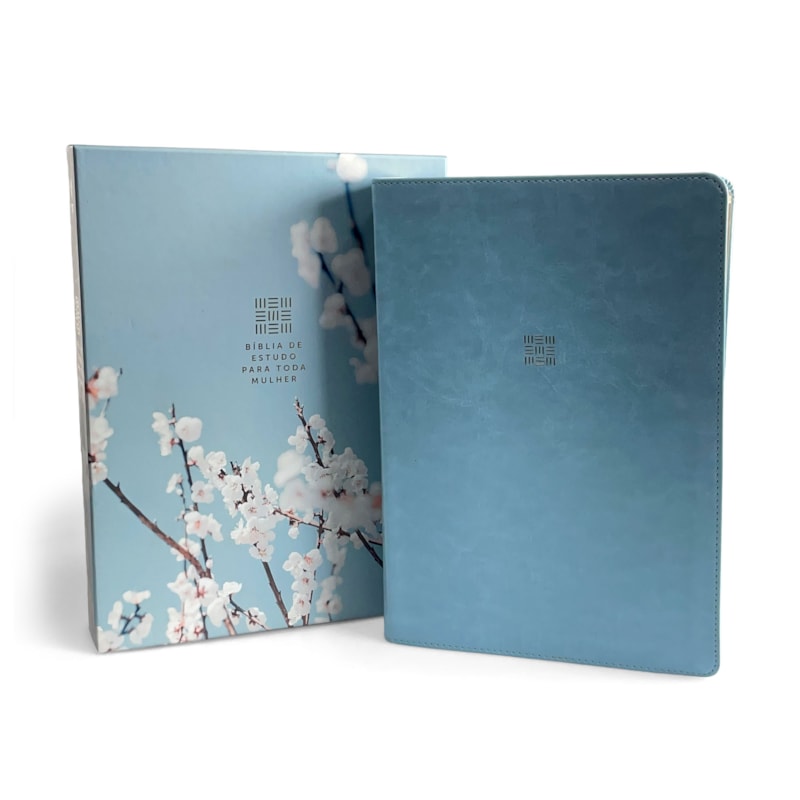 BÍBLIA DE ESTUDO PARA TODA MULHER (NVT) - CAPA AZUL
