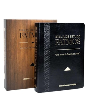 BÍBLIA DE ESTUDO PATMOS: GRANDE - LUXO - PRETA