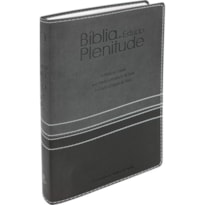 BÍBLIA DE ESTUDO PLENITUDE ARA, LETRA REGULAR, COM MAPA, COM ÍNDICE, CAPA COURO SINTÉTICO PRETA: ALMEIDA REVISTA E ATUALIZADA (ARA)
