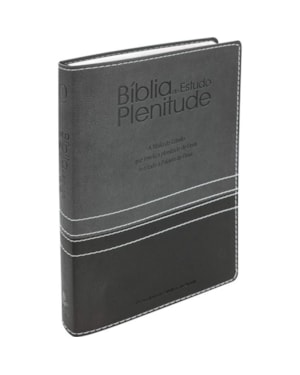 BÍBLIA DE ESTUDO PLENITUDE ARA, LETRA REGULAR, COM MAPA, COM ÍNDICE, CAPA COURO SINTÉTICO PRETA: ALMEIDA REVISTA E ATUALIZADA (ARA)