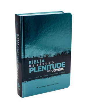 BÍBLIA DE ESTUDO PLENITUDE PARA JOVENS NTLH, LETRA REGULAR, COM MAPA, CAPA DURA AZUL: NOVA TRADUÇÃO NA LINGUAGEM DE HOJE (NTLH)