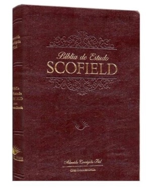 BÍBLIA DE ESTUDO SCOFIELD - MARROM + MARCA PÁGINA