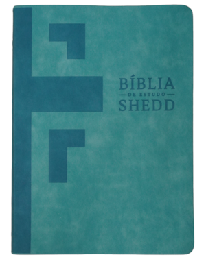Bíblia de estudo Shedd - couro sintético esmeralda