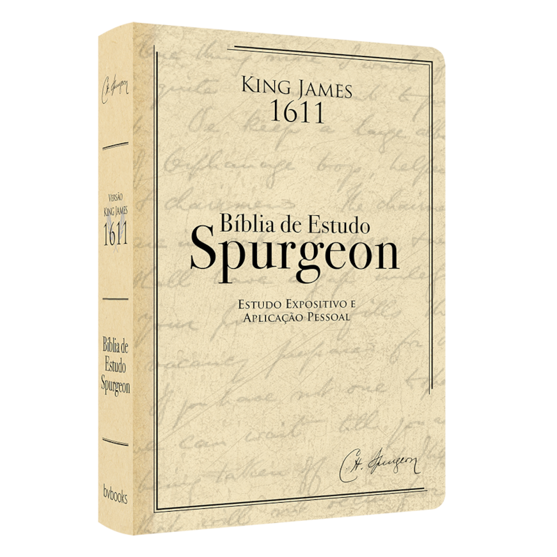 BIBLIA DE ESTUDO SPURGEON - BEGE