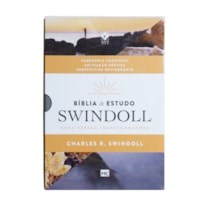 BÍBLIA DE ESTUDO SWINDOLL - NVT - CAPA PETRA