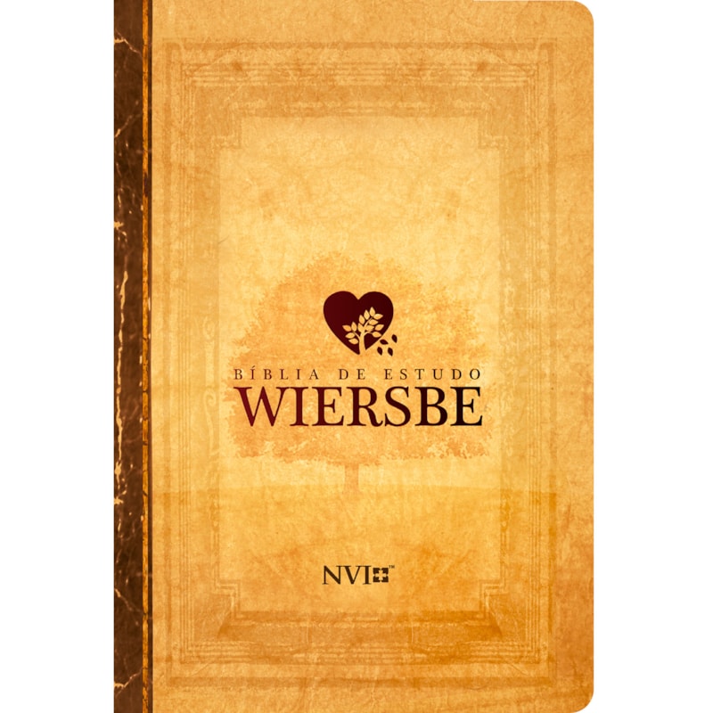 BÍBLIA DE ESTUDO WIERSBE - LUXO - NVI - NEUTRA