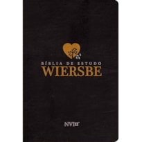 BÍBLIA DE ESTUDO WIERSBE - LUXO - NVI - PRETA