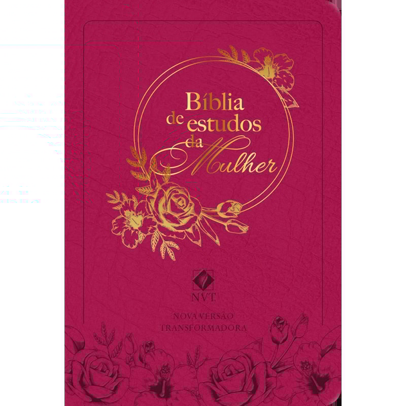 Bíblia de estudos da mulher - Rosa: Com estudos e reflexões de gênesis a Apocalipse