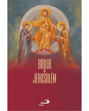 Biblia de Jerusalém - Média - Cristo (Capa Cristal)