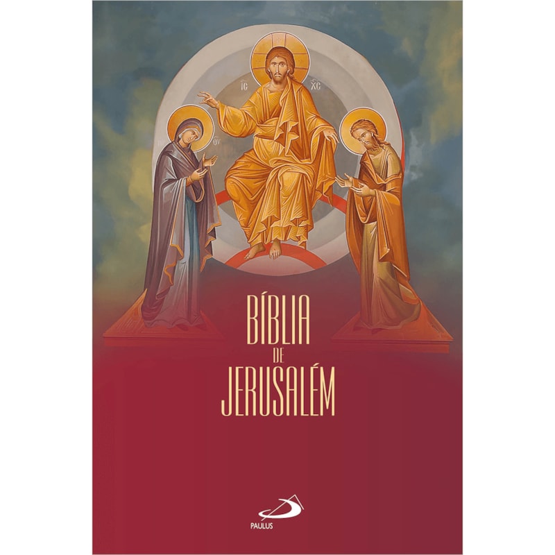 BIBLIA DE JERUSALÉM - MÉDIA - CRISTO (CAPA CRISTAL)
