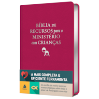 BÍBLIA DE RECURSOS PARA O MINISTÉRIO COM CRIANÇAS - APEC - LUXO PU ROSA: FERRAMENTA DE AUXÍLIO DE ENSINO PARA AS NOSSAS CRIANÇAS SOBRE TODO O AMOR DE JESUS PARA COM ELAS