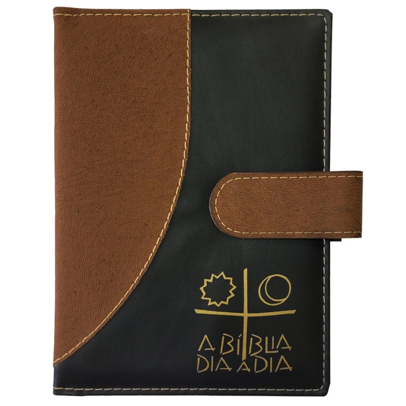 BÍBLIA DIA A DIA 2023 - LUXO - LINGUETA ARGILA/PRETO