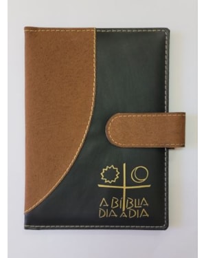 BÍBLIA DIA A DIA 2024 - LUXO - ARGILA/PU PRETO (LINGUETA)