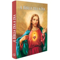 BÍBLIA DIA A DIA 2025 - CAPA CRISTAL - CORAÇÃO DE JESUS