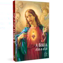 BÍBLIA DIA A DIA 2026 - CAPA CRISTAL - CORAÇÃO DE JESUS