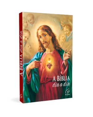 BÍBLIA DIA A DIA 2026 - CAPA CRISTAL - CORAÇÃO DE JESUS