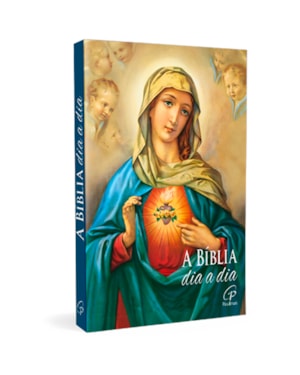 BÍBLIA DIA A DIA 2026 - CAPA CRISTAL - CORAÇÃO DE MARIA