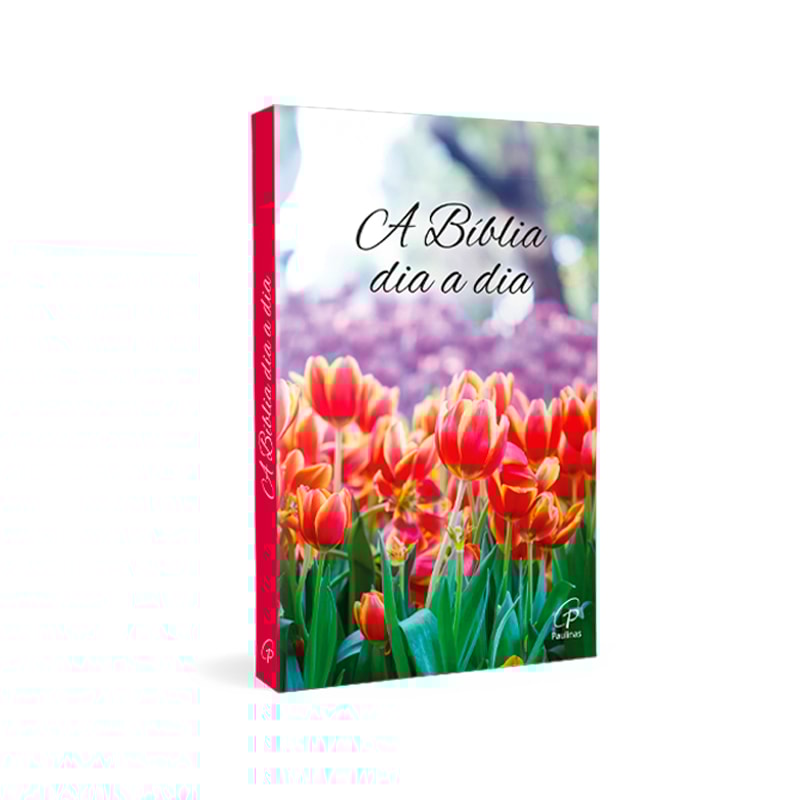 BÍBLIA DIA A DIA 2026 - CAPA CRISTAL - FLORES