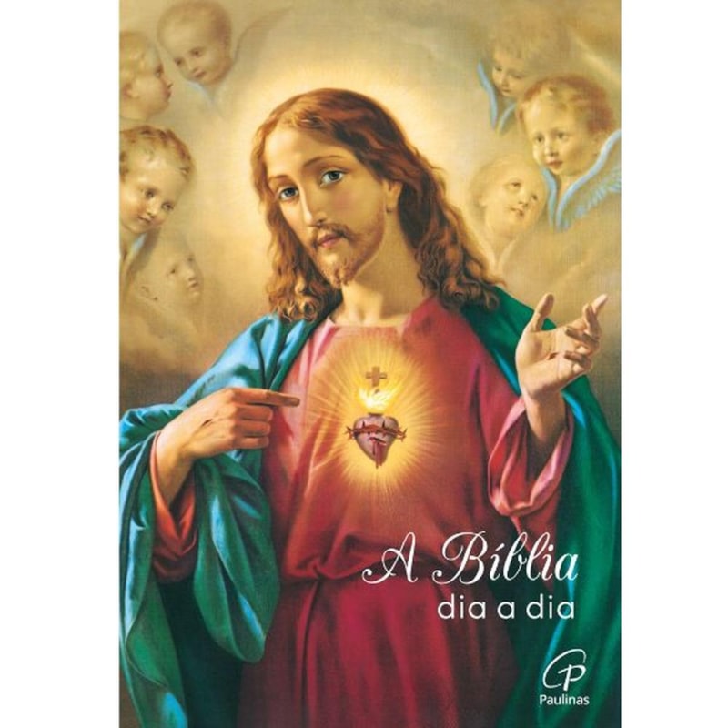 BÍBLIA DIA A DIA 2027 - CAPA CRISTAL - CORAÇÃO DE JESUS
