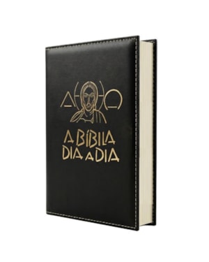 BÍBLIA DIA A DIA 2027 - LUXO - SINTÉTICO LISO (PU PRETO)