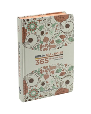 BÍBLIA DIA E NOITE - DEVOCIONAL 365 DIAS NAA, LETRA REGULAR, COM MAPA, CAPA DURA ILUSTRADA: NOVA ALMEIDA ATUALIZADA (NAA)