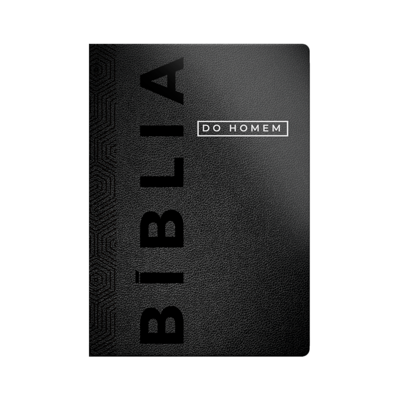 BÍBLIA DO HOMEM NVI - LETRA GRANDE - LUXO PRETA