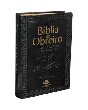 BÍBLIA DO OBREIRO LETRA GRANDE - CAPA COURO SINTÉTICO: ALMEIDA REVISTA E CORRIGIDA (ARC) COM LETRAS VERMELHAS