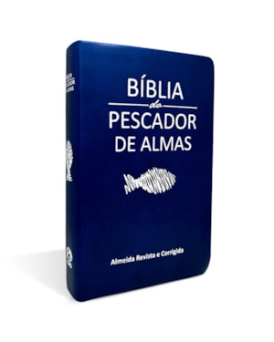 BÍBLIA DO PESCADOR DE ALMAS MÉDIA LUXO AZUL