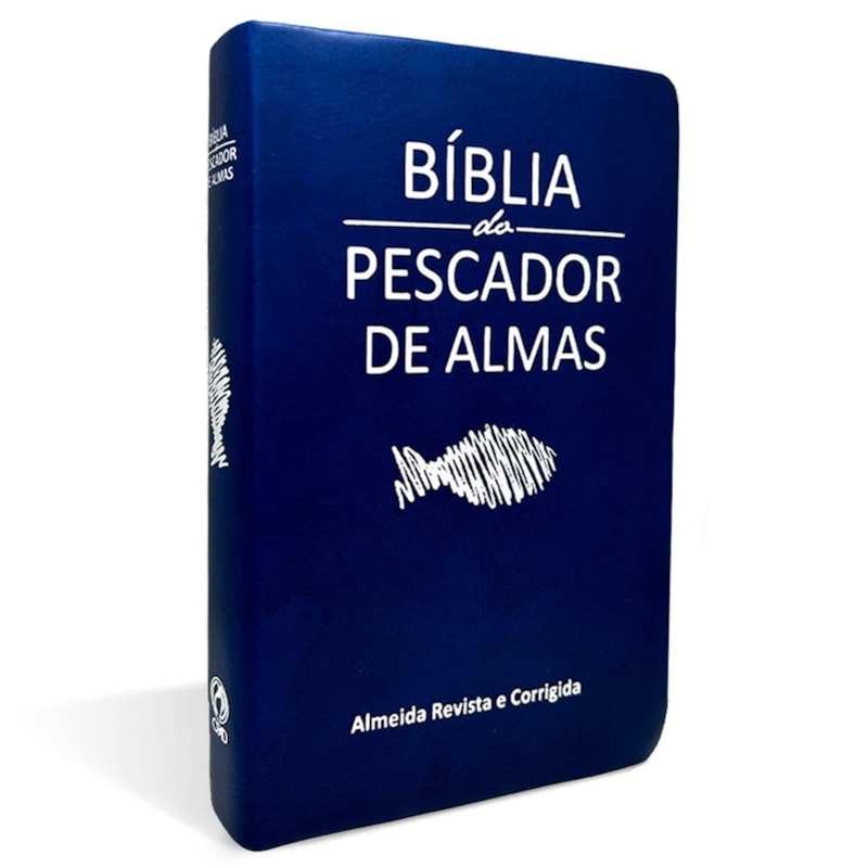 BÍBLIA DO PESCADOR DE ALMAS MÉDIA LUXO AZUL