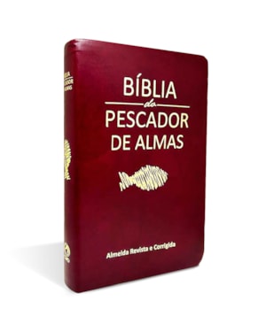 BÍBLIA DO PESCADOR DE ALMAS MÉDIA LUXO VINHO