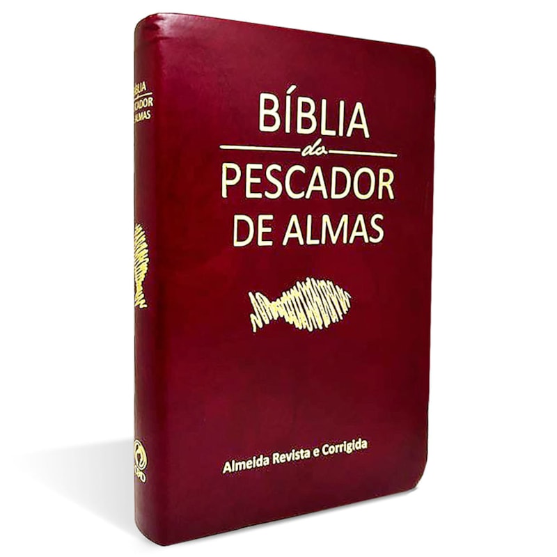 BÍBLIA DO PESCADOR DE ALMAS MÉDIA LUXO VINHO