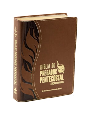 BÍBLIA DO PREGADOR PENTECOSTAL ARC, LETRA REGULAR, COM MAPA, CAPA COURO SINTÉTICO ,MARROM EDIÇÃO AMPLIADA: ALMEIDA REVISTA E CORRIGIDA (ARC)
