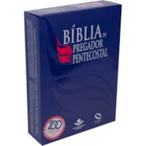 BÍBLIA DO PREGADOR PENTECOSTAL NAA, LETRA REGULAR, COM MAPA, COM ÍNDICE, CAPA COURO SINTÉTICO AZUL: NOVA ALMEIDA ATUALIZADA (NAA)