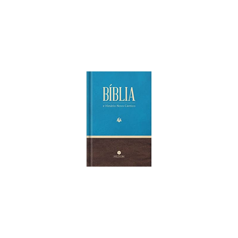 Bíblia e hinário novo cântico - azul (ara)