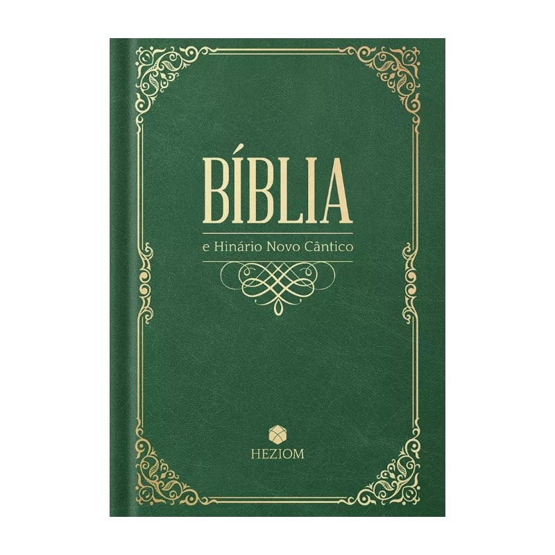 Bíblia e hinário novo cântico - verde (ara)