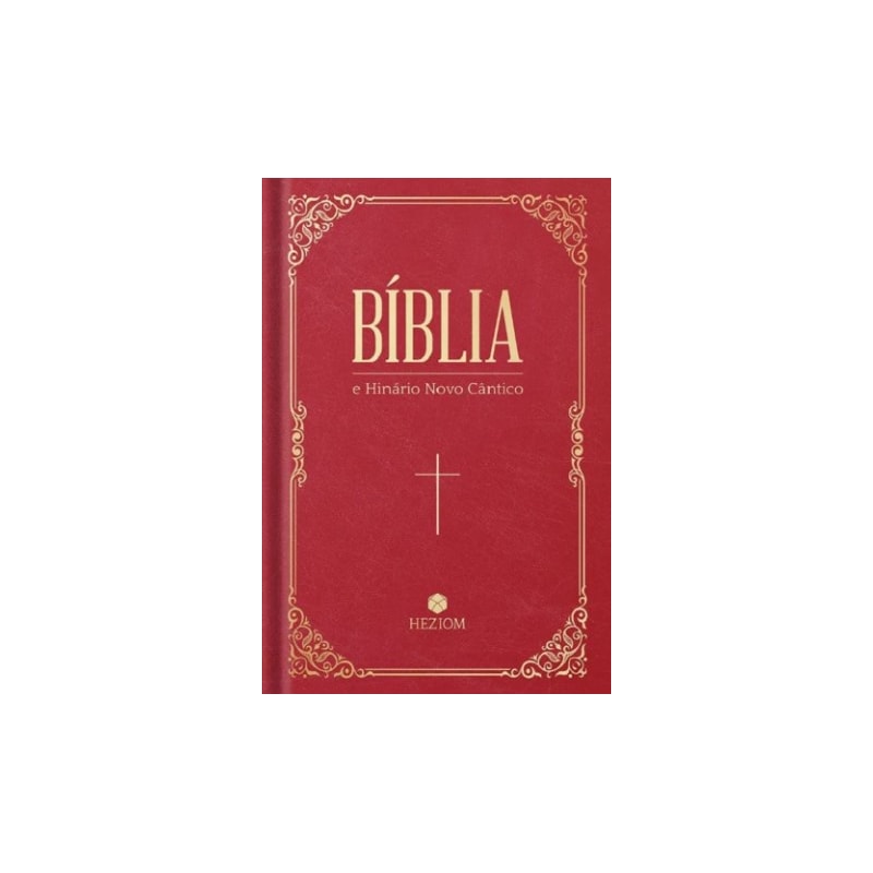 Bíblia e hinário novo cântico - vinho (ara)
