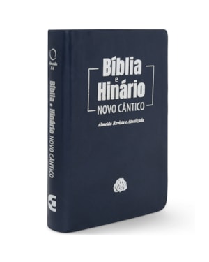 BÍBLIA E HINÁRIO RA 045 LM - CAPA MACIA AZUL