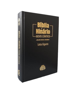 BÍBLIA E HINÁRIO RA 063 LETRA GIGANTE - CAPA DURA PRETA