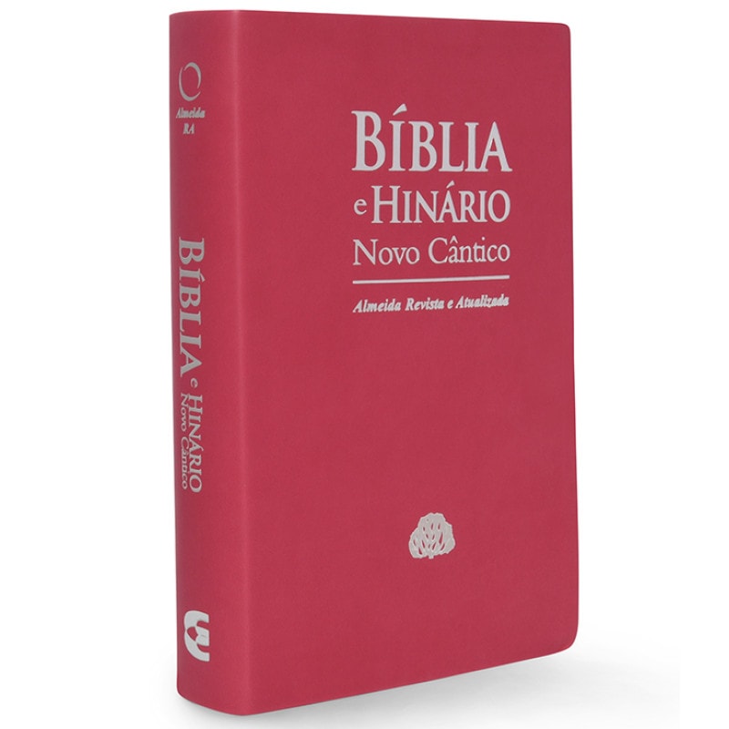 BÍBLIA E HINÁRIO RA 065 LETRA GIGANTE - CAPA MACIA PINK