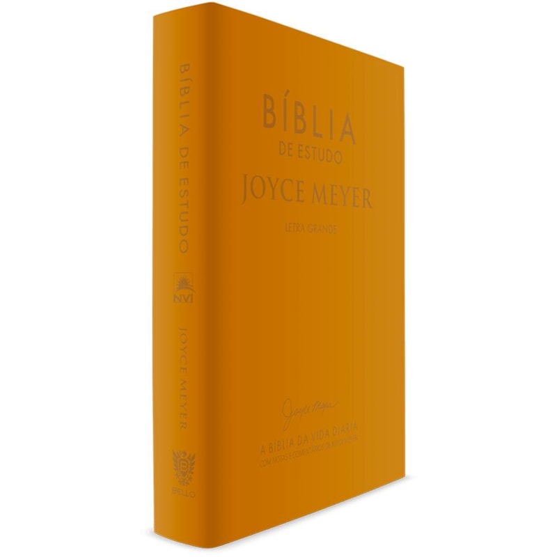BÍBLIA ESTUDO JM - MOSTARDA - GRANDE