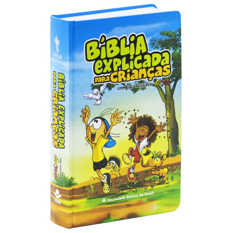 BÍBLIA EXPLICADA PARA CRIANÇAS MIG & MEG NTLH CAPA DURA ILUSTRADA: NOVA TRADUÇÃO NA LINGUAGEM DE HOJE (NTLH)