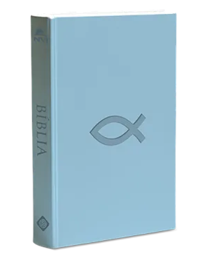 BIBLIA FLEXIVEL - AZUL PEIXE
