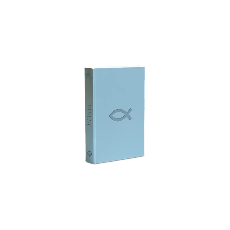 BIBLIA FLEXIVEL - AZUL PEIXE