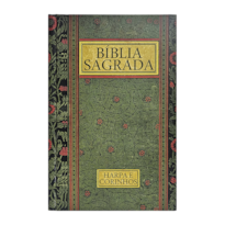 BÍBLIA GIGANTE ARC COM HARPA - VINTAGE VERDE