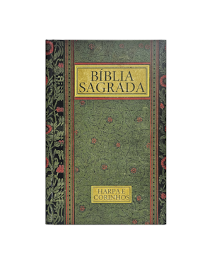 BÍBLIA GIGANTE ARC COM HARPA - VINTAGE VERDE