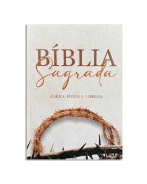 BÍBLIA GIGANTE ARC FULL COLOR CAPA BROCHURA C/ HARPA - COROA DE ESPINHOS