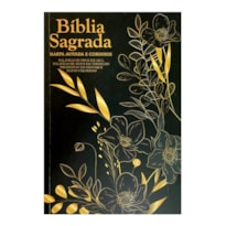 BÍBLIA GIGANTE PPM ARC FULL COLOR BROCHURA C/HARPA - FLOR DOURADA