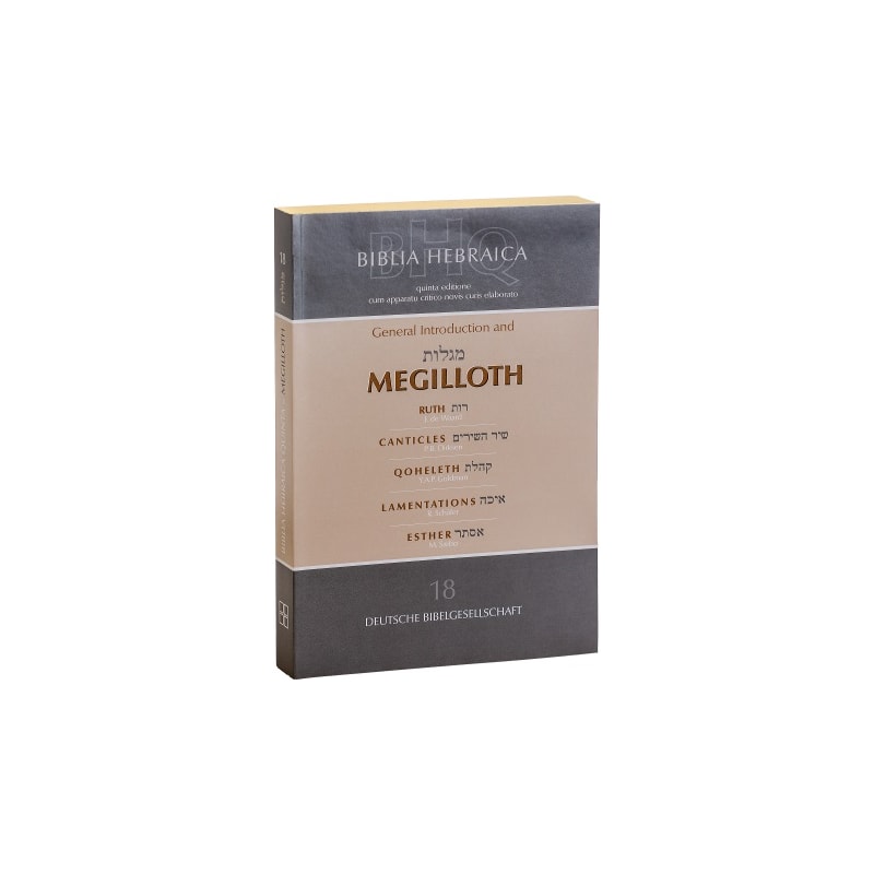 BIBLIA HEBRAICA QUINTA 18 - MEGILLOTH