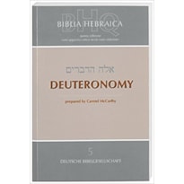 BIBLIA HEBRAICA QUINTA 5 - DEUTERONOMY