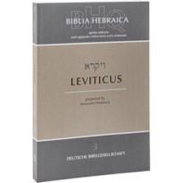 BIBLIA HEBRAICA QUINTA (BHQ) - 3 LEVITICUS
